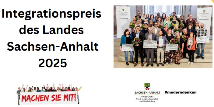 Landesintegrationspreis: Bewerbungsfrist endet am 14. Mai