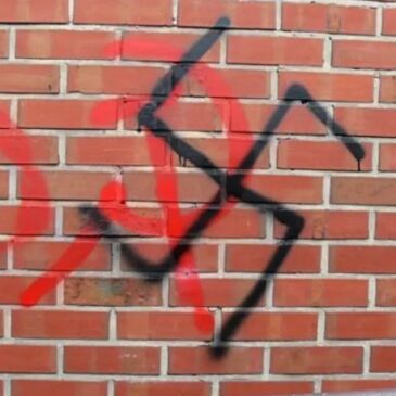 Verfassungswidrige Schmierereien in Magdeburg
