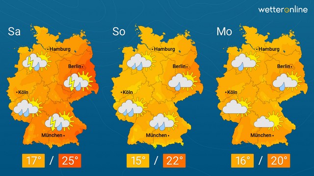 Nach Pfingsten ruhiger, dann heiß?