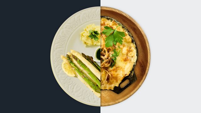 Die Küchenschlacht: Geschmorter Spargel vs. Käsespätzle vom 08. Mai 2025