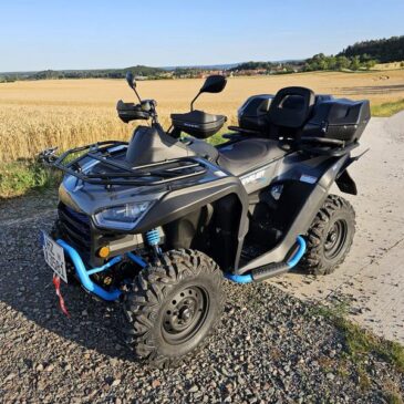 Unbekannte klauen Quad