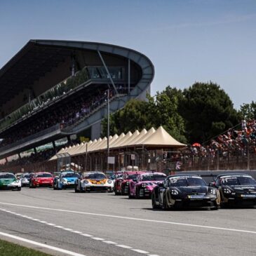 Porsche Mobil 1 Supercup: Porsche-Junior Alessandro Ghiretti dominiert das Rennen in Barcelona