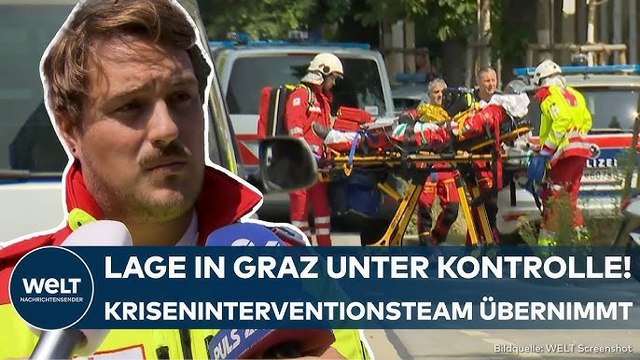 AMOKLAUF IN GRAZ: Einsatzkräfte haben Situation unter Kontrolle! Statement vom Roten Kreuz!