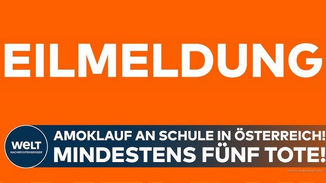 ÖSTERREICH: Amoklauf! Schüsse an Schule in Graz! Mindestens fünf Tote!
