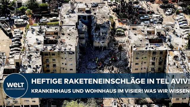 ISRAEL: Heftige Raketeneinschläge! Iran bombardiert Krankenhaus in Tel Aviv! Was wir bisher wissen!