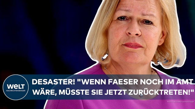 DEUTSCHLAND: Desaster „Wenn Faeser noch im Amt wäre, müsste sie jetzt zurücktreten“ Kubicki-Klartext