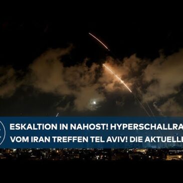 KRIEG IN NAHOST: Hyperschallraketen vom Iran treffen Tel Aviv! Israel greift Zentrifugen-Fabrik an!