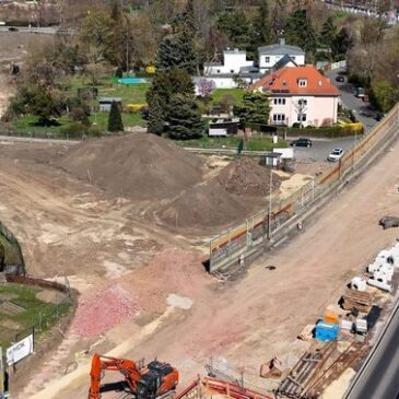 2. Nord-Süd-Verbindung für die Straßenbahn: Baustellenspaziergänge auf dem Magdeburger Ring