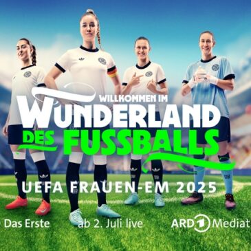 Deutschland steht im Halbfinale der UEFA Frauen-EM: Die ARD überträgt das Spiel gegen Spanien am 23. Juli ab 20:15 Uhr live im Ersten und in der ARD Mediathek