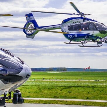 Nach Einbruch in Supermarkt: Polizeihubschrauber fahndet nach flüchtigen Tätern