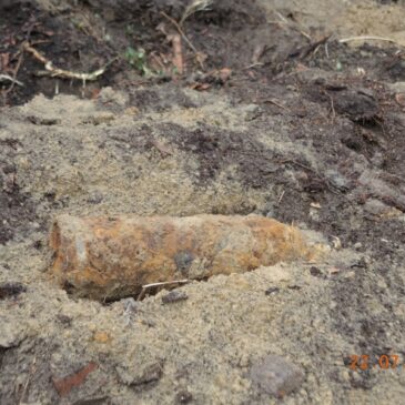 Munition bei Baggerarbeiten in Colbitz gefunden