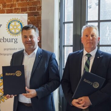 Neuer Präsident des Rotary Clubs Magdeburg e.V. begrüßt hochrangige Neumitglieder – Sven Schulze und Thorsten Alme