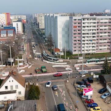 2. Nord-Süd-Verbindung für die Straßenbahn: Kreuzung Ebendorfer Chaussee wird heute freigegeben