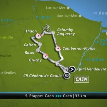Tour de France – 5. Etappe: Caen – Caen (33 km Einzelzeitfahren) (Das Erste  14:10 – 18:00 Uhr)