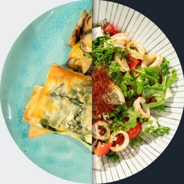 Die Küchenschlacht: Fetakäse „Saganaki Art“ vs. Calamari-Salat vom 24. Juli 2025