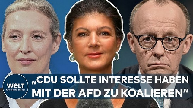 SAHRA WAGENKNECHT: Ausgrenzung gescheitert! „CDU sollte Interesse haben, mit der AfD zu koalieren“