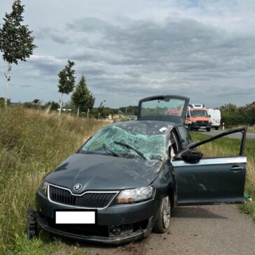 Verkehrsunfall mit schwerverletzter Person bei Quarmbeck