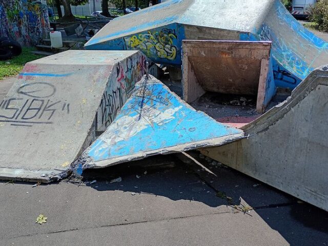 Neuer Skatepark in Neu Olvenstedt – Abbruch der alten Anlage