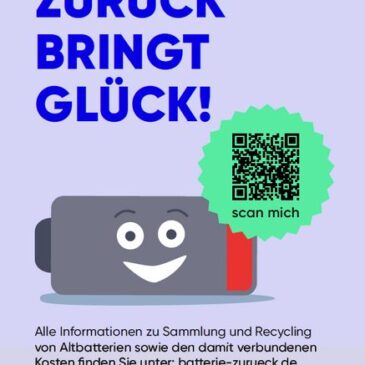 Handel startet Informationsoffensive: Bundesweite Kampagne zur Batterierücknahme