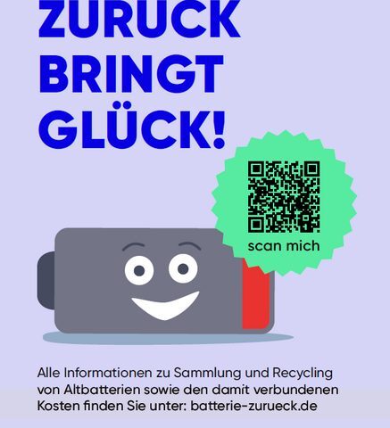 Handel startet Informationsoffensive: Bundesweite Kampagne zur Batterierücknahme