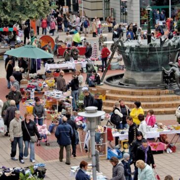 Alte Schätze und neue Schnäppchen beim Wobau-Flohmarkt in der Leiterstraße