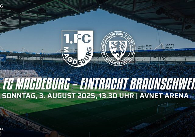 Heute ab 13:30 Uhr in der Avnet Arena: 1. FC Magdeburg gegen Eintracht Braunschweig