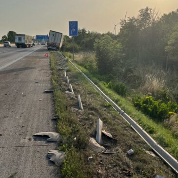 Reifenplatzer auf A2 mit schwerwiegenden Folgen