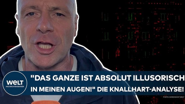 UKRAINE-KRIEG: „Das Ganze ist absolut illusorisch in meinen Augen!“ Da macht Putin sicher nicht mit!