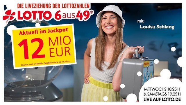 Die Ziehung der Lottozahlen am 23. August 2025