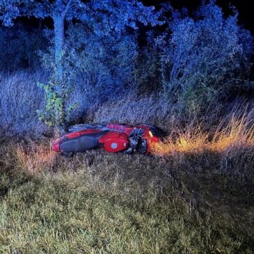 Motorradunfall auf der B71