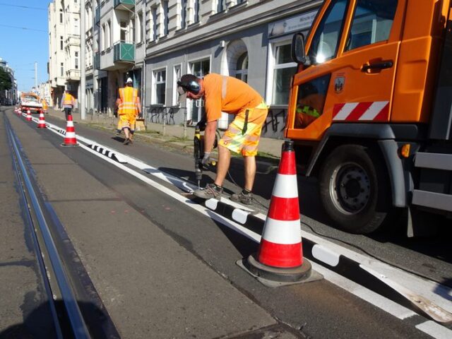 „Leipziger Kombispur“ in der Großen Diesdorfer Straße offiziell freigegeben