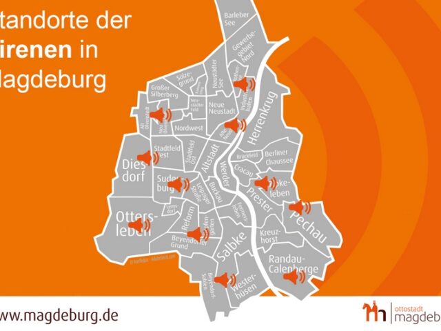 Magdeburg beteiligt sich am bundesweiten Warntag / Probe von Warnmitteln um 11:00 Uhr im Stadtgebiet