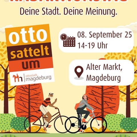 Radaktionstag heute von 14 bis 19 Uhr auf dem Alten Markt