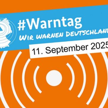 Warntag 2025 in Magdeburg erfolgreich / Bevölkerung zur Teilnahme an Befragung aufgerufen