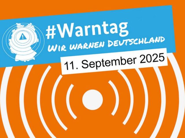 Warntag 2025 in Magdeburg erfolgreich / Bevölkerung zur Teilnahme an Befragung aufgerufen