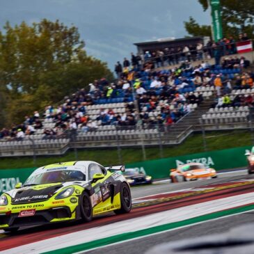Debütsieg für Porsche-Duo Robinson/Kristensen in der ADAC GT4 Germany