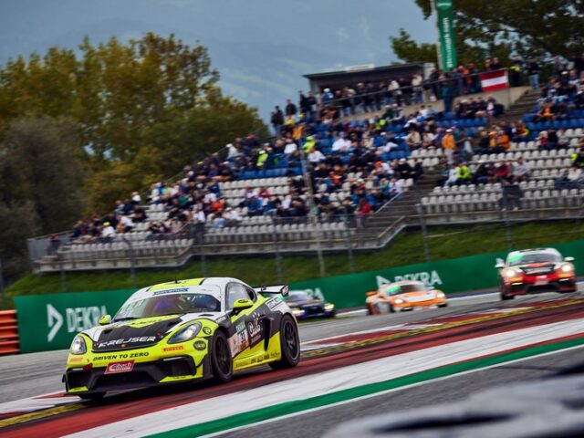 Debütsieg für Porsche-Duo Robinson/Kristensen in der ADAC GT4 Germany