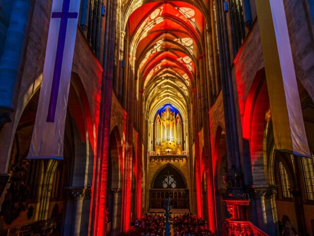 Der Dom mit Licht und Klang – Lange Orgelnacht ab 19:30 Uhr mit zwei Organisten an drei Orgeln