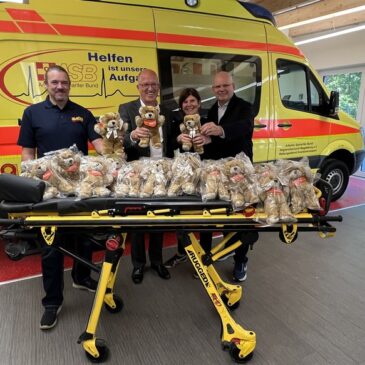 Teddys als Trostspender für Kinder in Notlagen