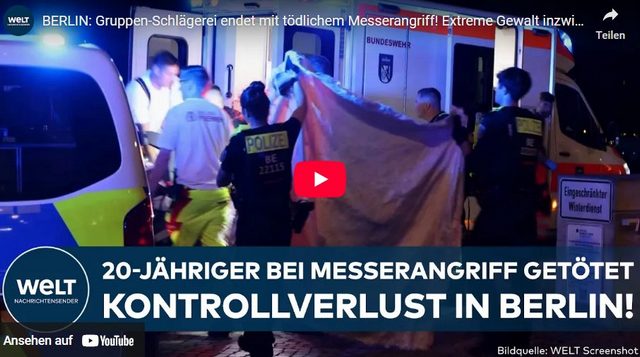 BERLIN: Gruppen-Schlägerei endet mit tödlichem Messerangriff! Extreme Gewalt inzwischen Normalität