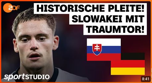Slowakei – Deutschland | WM-Qualifikation Europa, 5. Spieltag 2025/26 | sportstudio