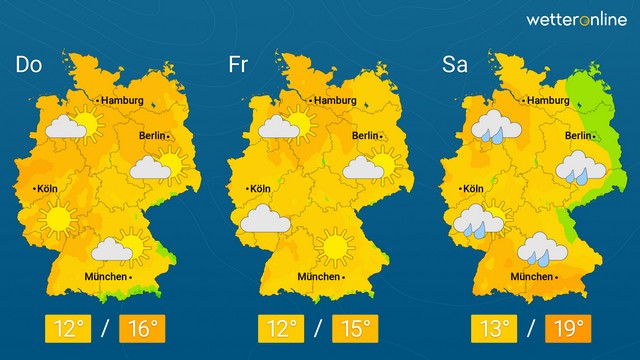 Langes Wochenende mit Wind und Regen
