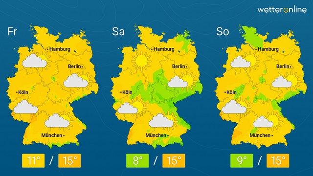 Erst freundlicher, dann nasser