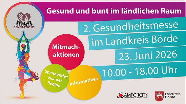 Aufruf zur Beteiligung an der 2. Gesundheitsmesse im Landkreis Börde