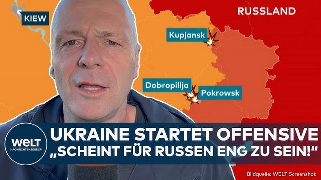 PUTINS KRIEG: Ukraine startet Gegenoffensive! Donnerschlag! Russland an Front in der Klemme