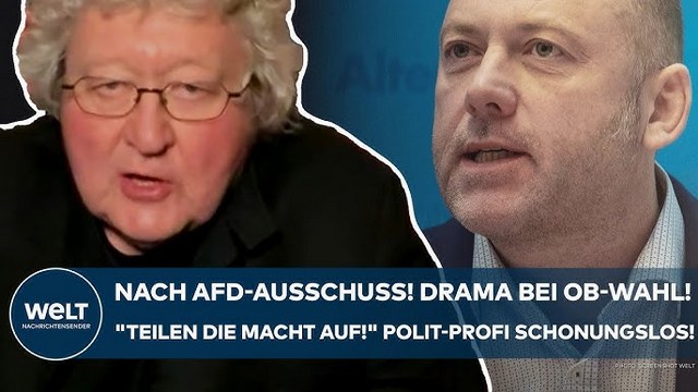 LUDWIGSHAFEN: AfD-Ausschuss! Drama bei OB-Wahl! „Teilen die Macht auf!“ Polit-Profi schonungslos!