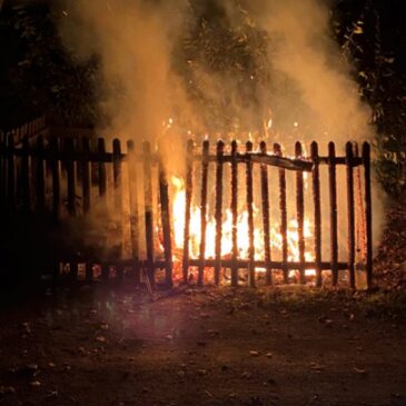 Feuerwehr im Einsatz: Brand auf Friedhof in Haldensleben