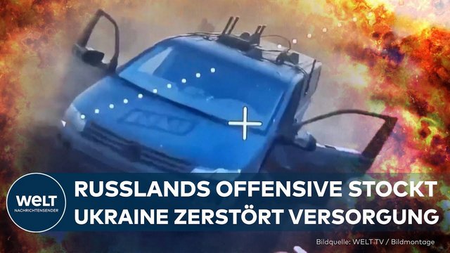 PUTINS KRIEG: Schwere Verluste für Russland – Ukraine trifft Nachschubwege – Offensive gestoppt
