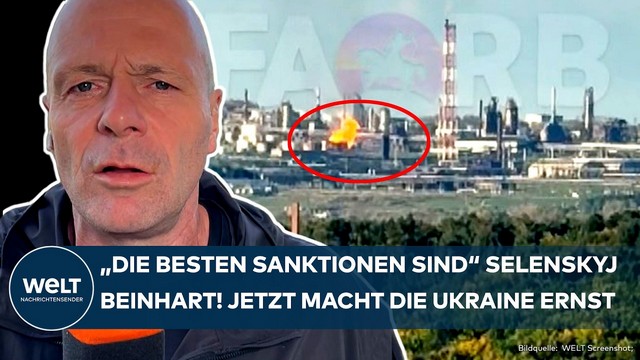 UKRAINE-KRIEG: Nach Knallhart-Ansage an Putin! Selenskyj macht Ernst! Hier brennen Russen-Ressourcen