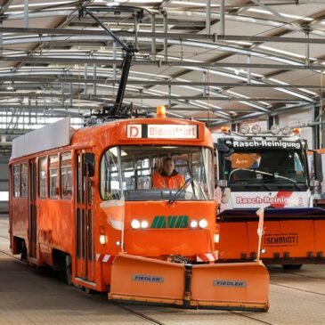 Landeshauptstadt und MVB / Auf den Winter gut vorbereitet – Zusammen für freie Straßen und Gleise